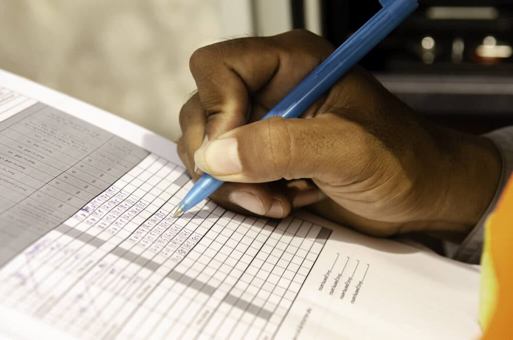 Inspection report checklist
