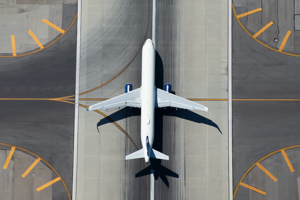 Aeronave en funcionamiento