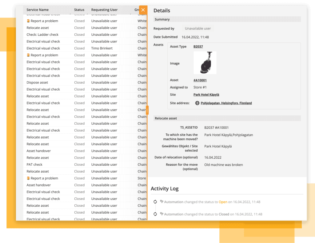 Asset inventory with ToolSense