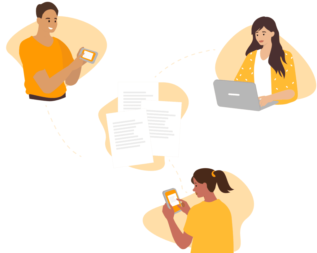 Transferir y almacenar informes fácilmente