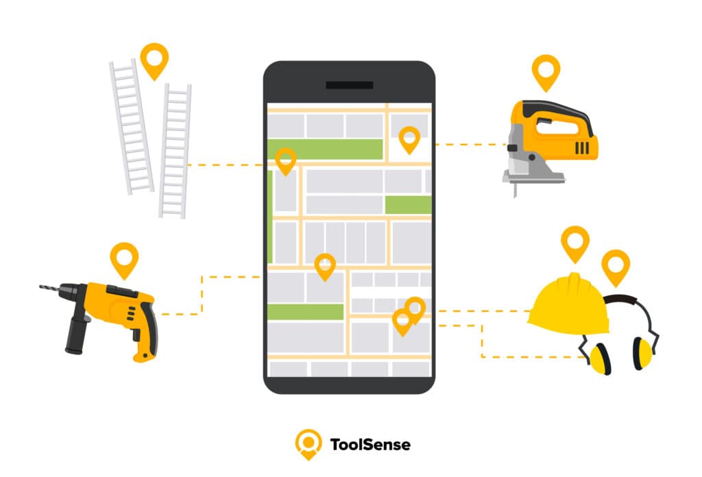 Localizar herramientas por GPS en smartphone