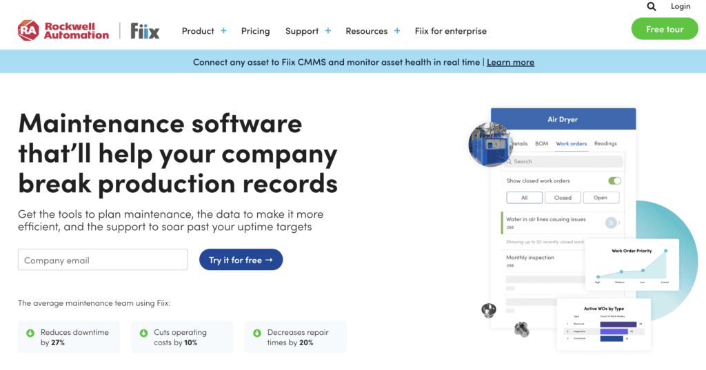 Fiix Asset Management Software