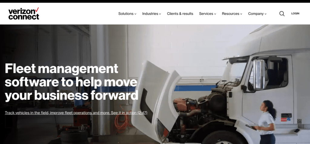 Verizon Connect, a fleet management platform