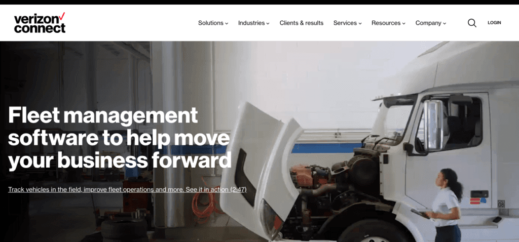 Verizon Connect Flottenmanagement-Plattform