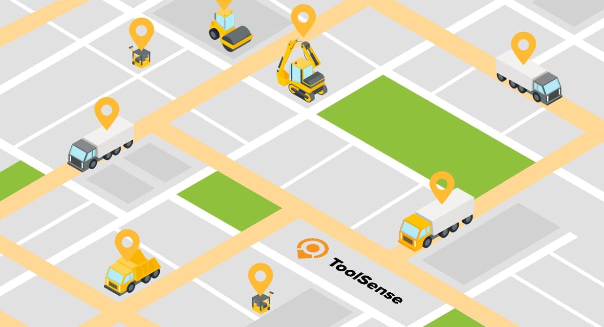 Traceurs GPS pour engins de chantier avec ToolSense