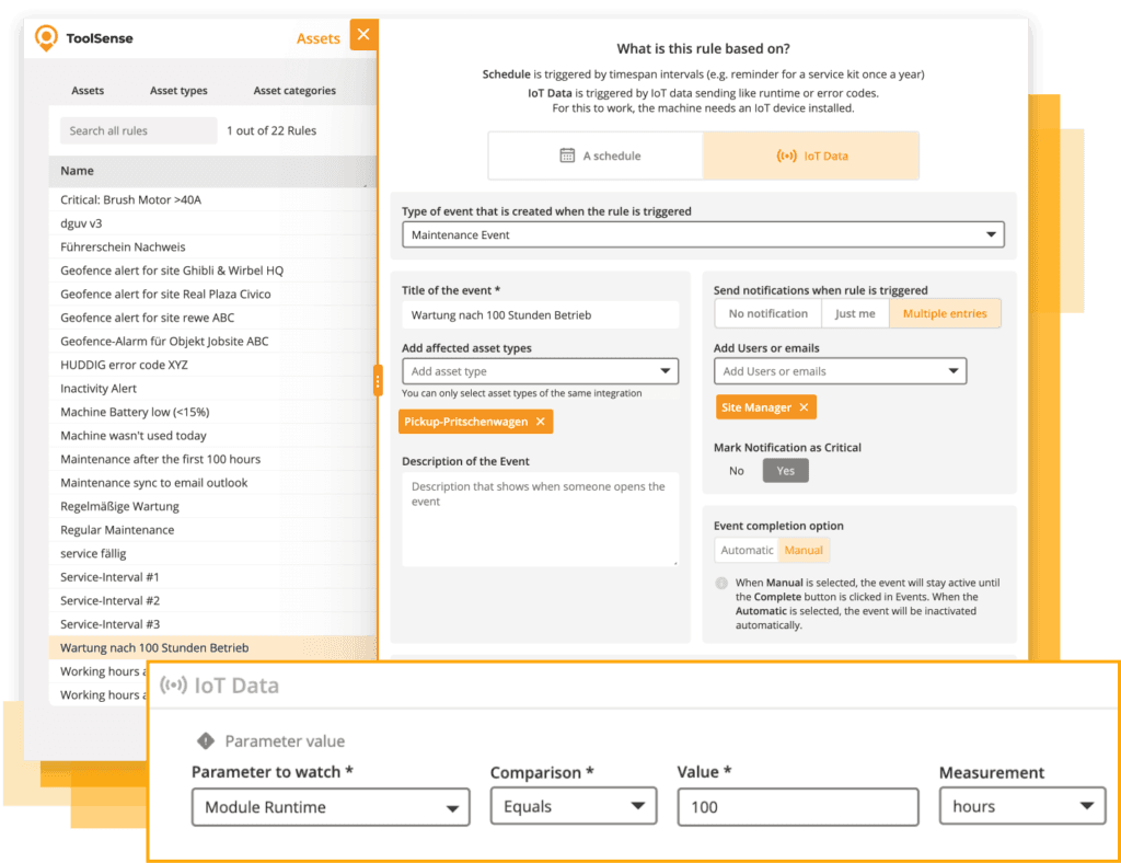 Software CMMS ToolSense