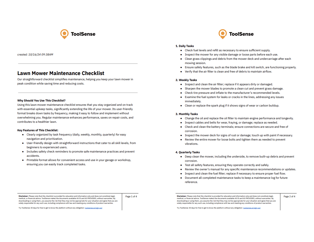 Essential Lawn Mower Maintenance Checklist for Optimal Performance and Longevity