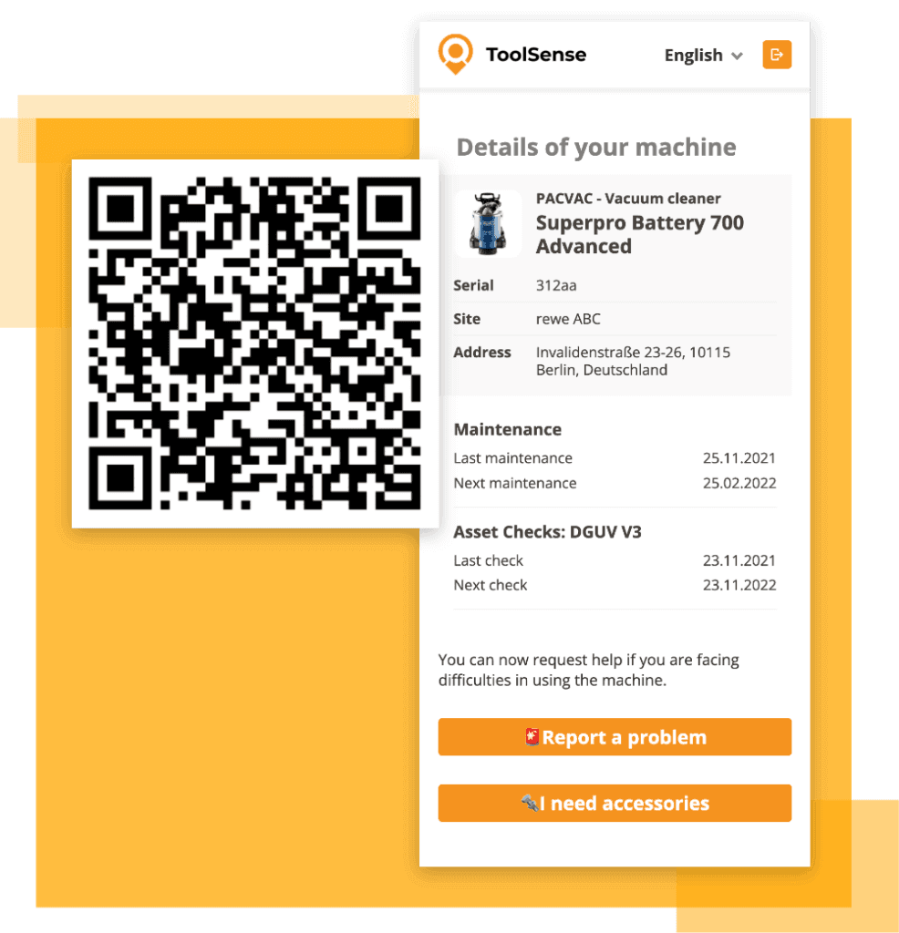 Sistema QR para MRO