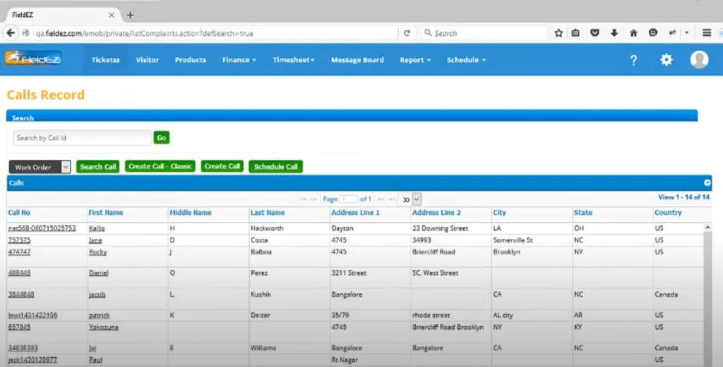 FieldEZ Demo: field service management software