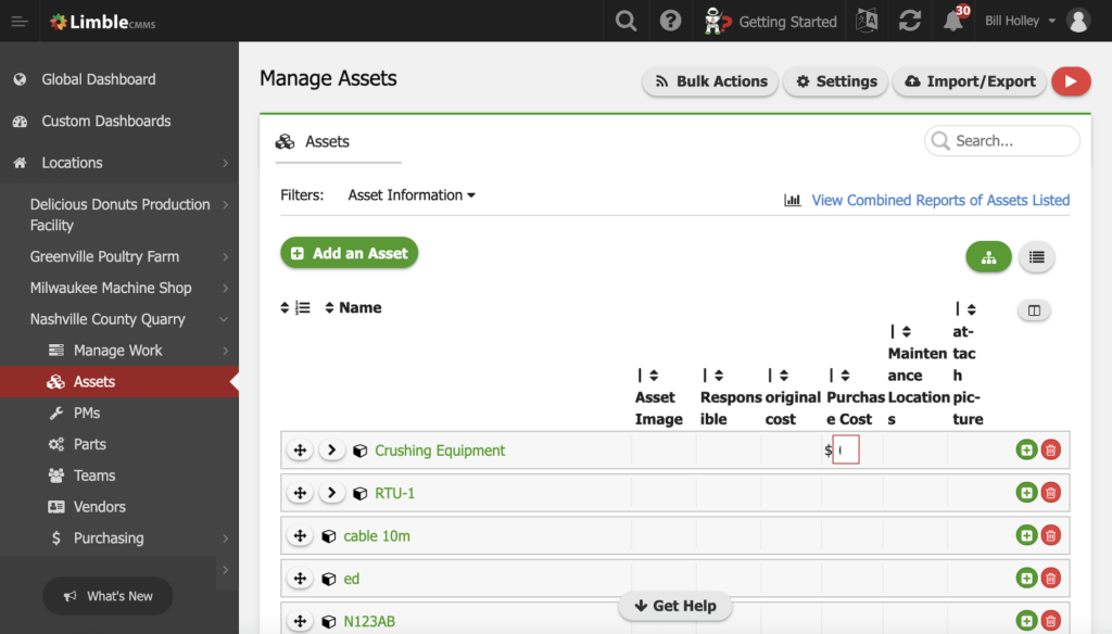 Limble CMMS Demo: equipment maintenance system