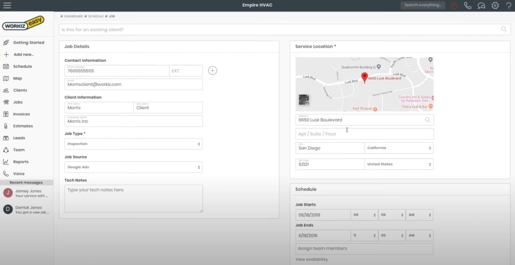 Workiz Demo: Field Service Management Software