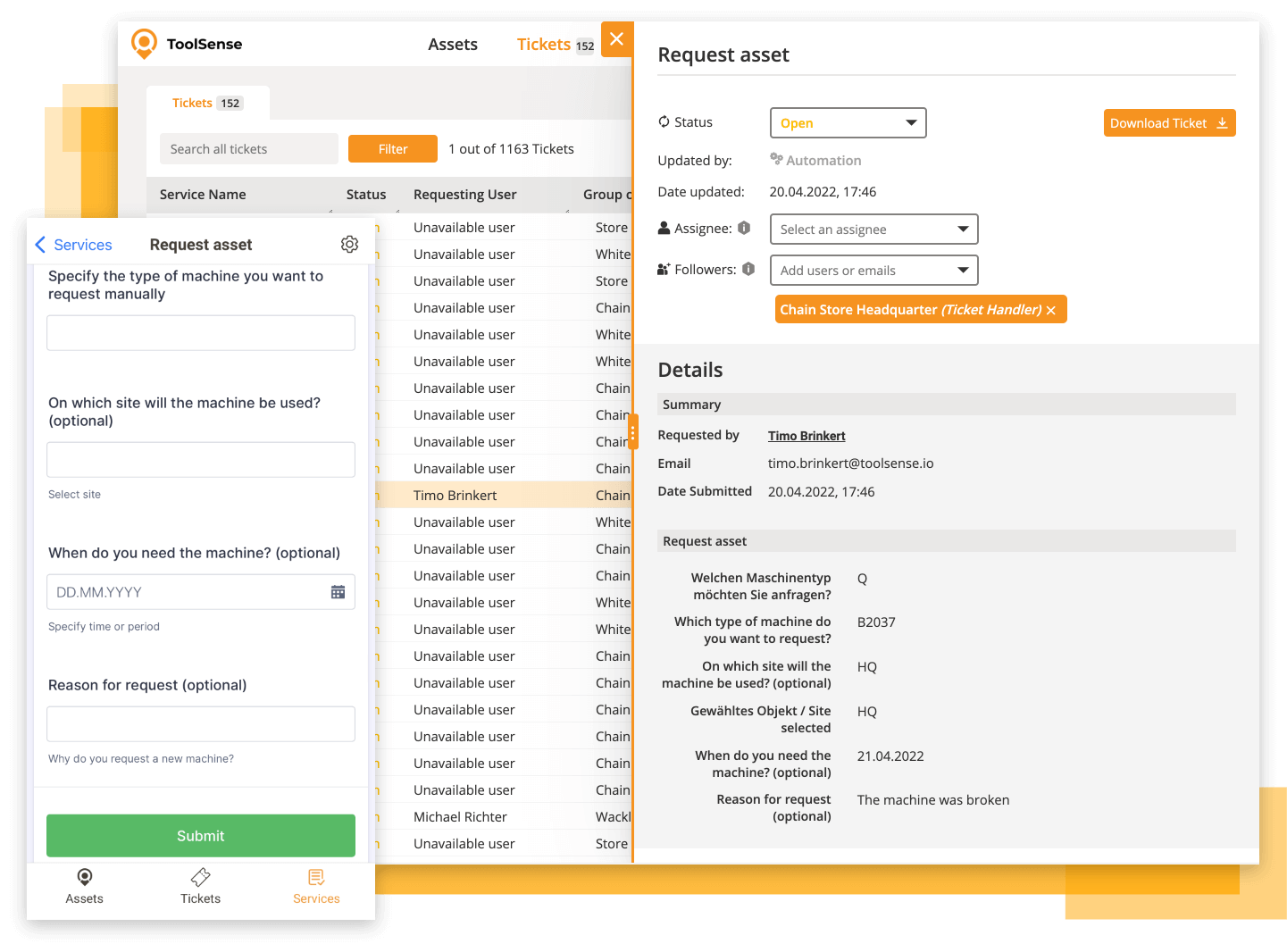 ToolSense Asset Lifecycle Processes