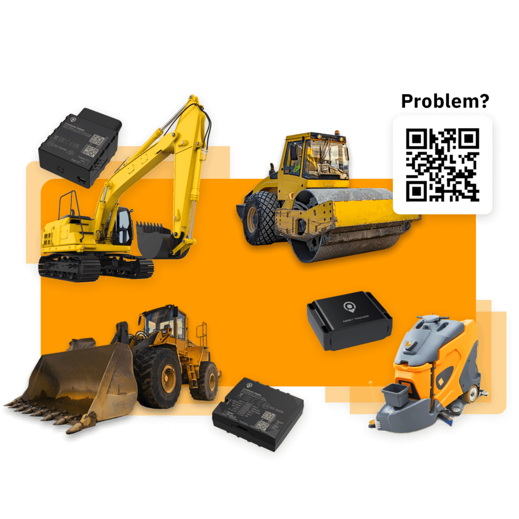 Telematics help to track heavy machinery.