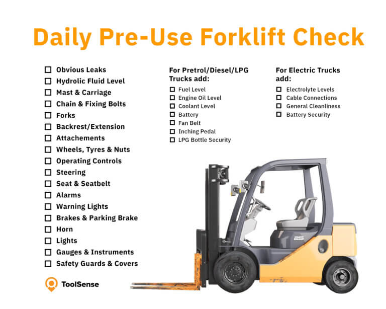 A guide to forklift checks toolsense glossary