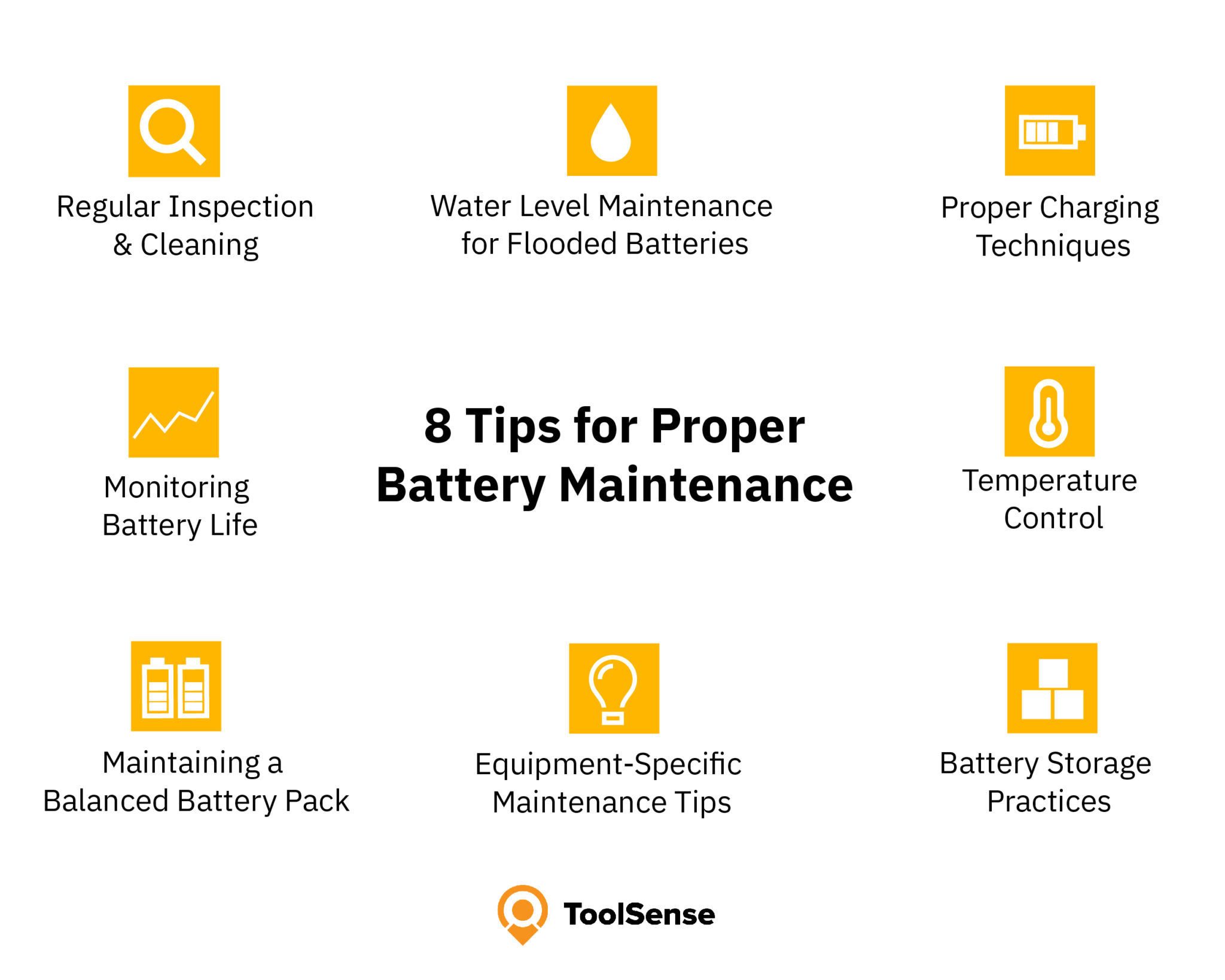 Battery Maintenance for Equipment: 8 Tips for Maintaining Batteries