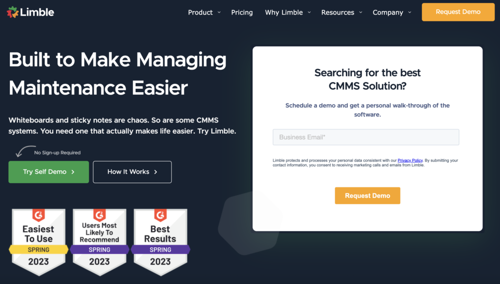 Limble CMMS mobile-first software solution for maintenance management