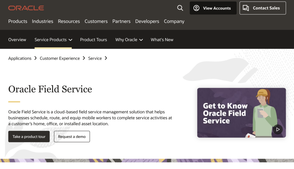 Oracle Field Service Cloud – Field Service Business Software