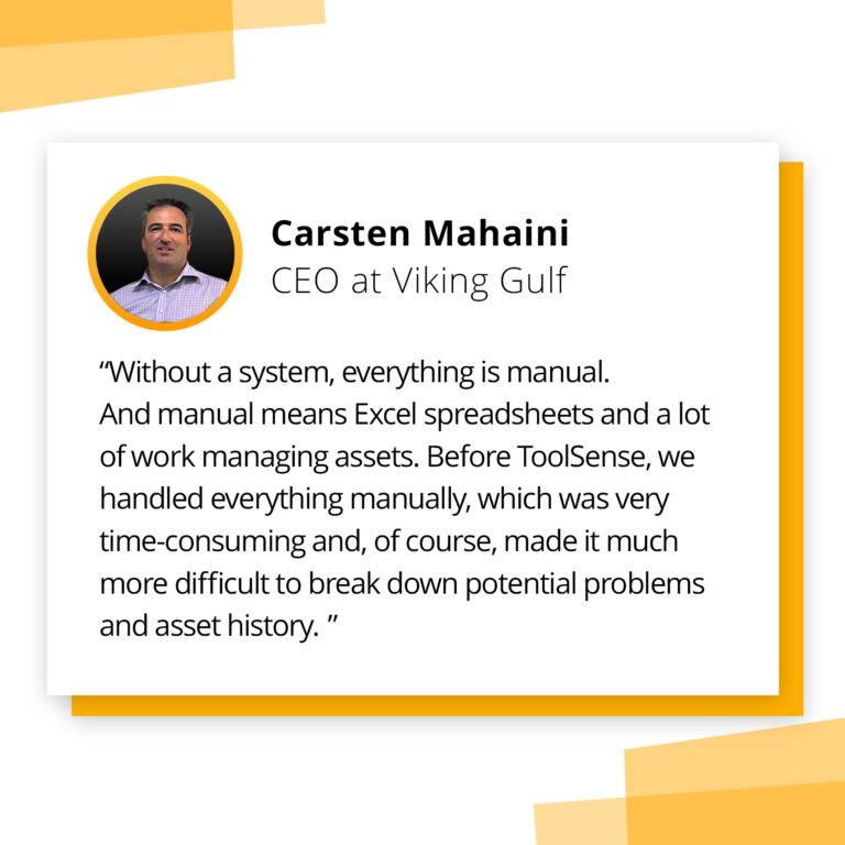 Carsten Mahaini, CEO of Viking Gulf, talks about the relevancy of an assets management system for operations.