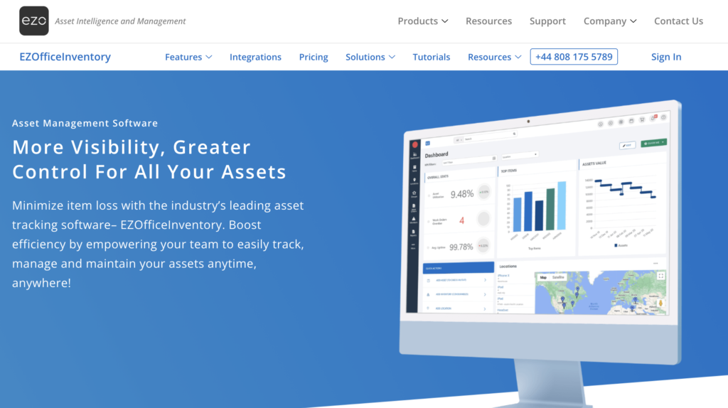 EZOffice Enterprise Asset Management Software