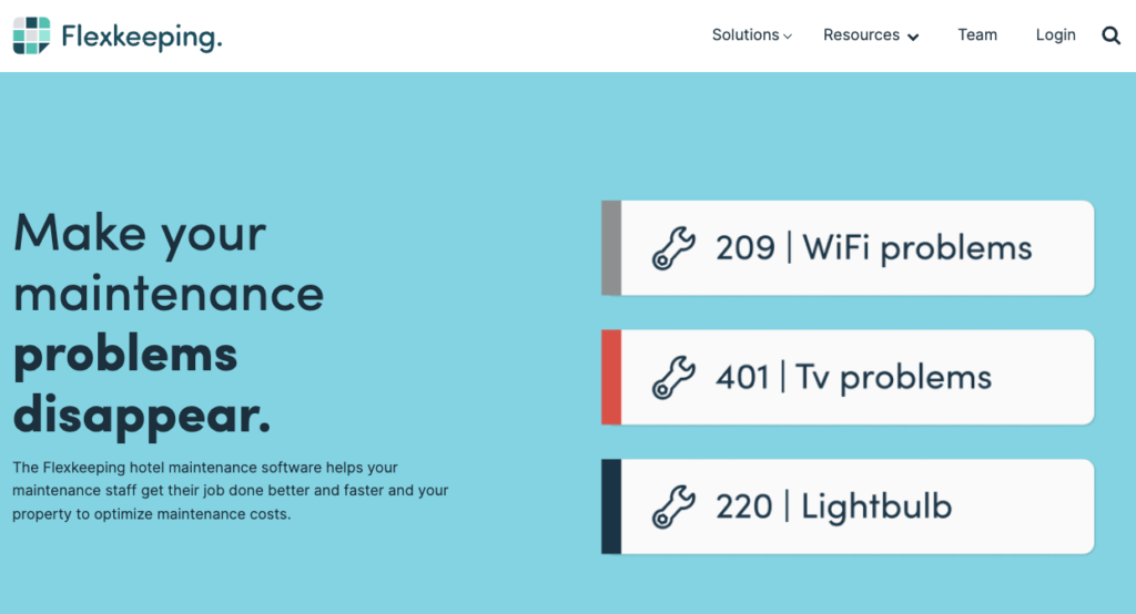 Flexkeeping Hotel Maintenance Management