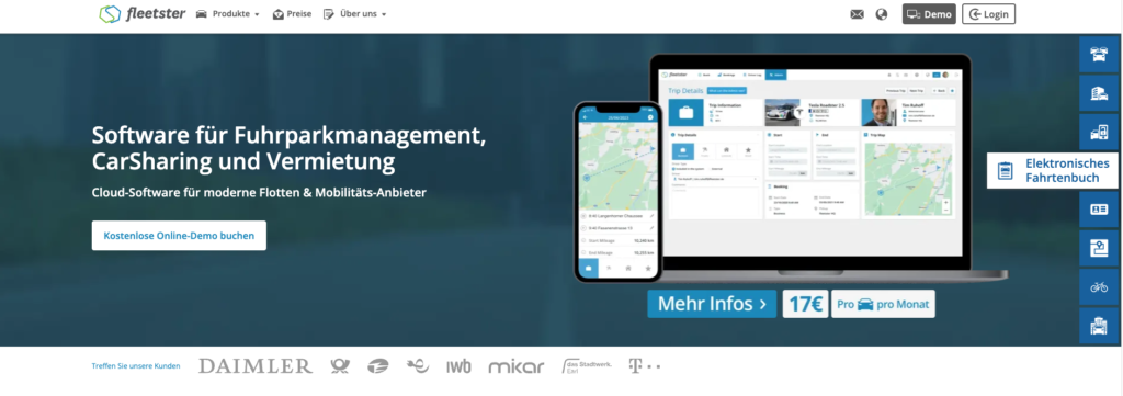 Fleetster: Intuitive Software für effiziente Flottenverwaltung