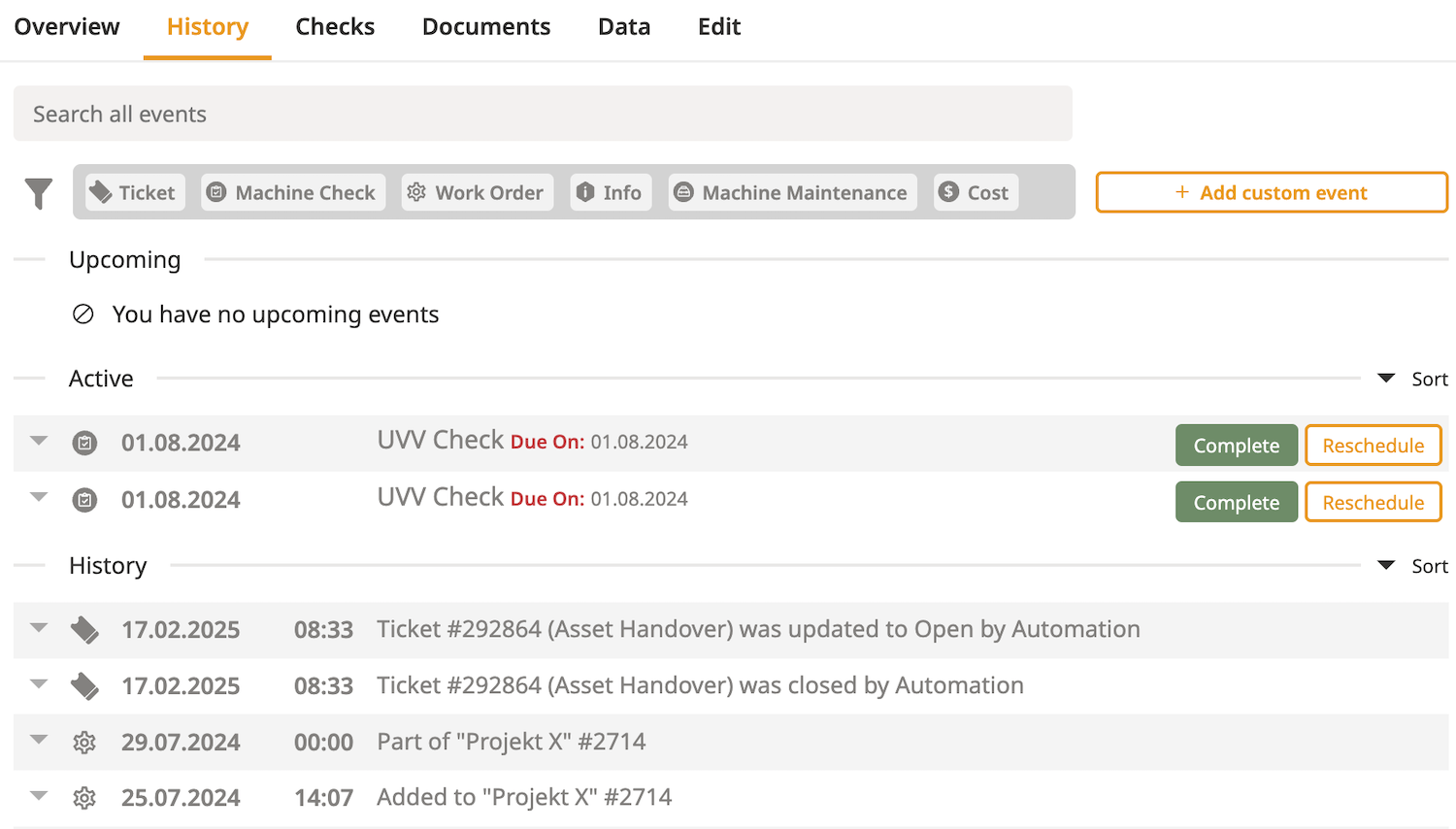Automated Maintenance Schedules for Car Fleet Management
