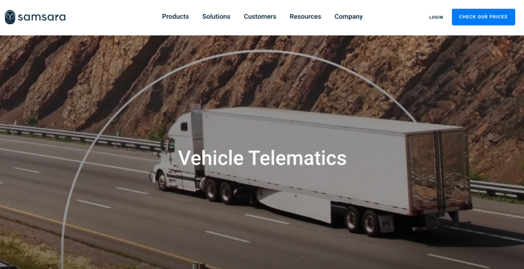 Samsara fleet management app